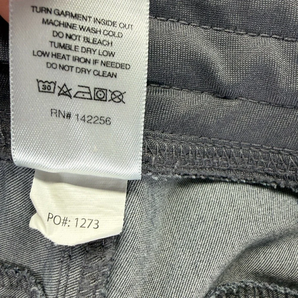 FIGS Scrub Pant Men's XL Gray Polyester Straight Leg Medical Drawstring Stretch